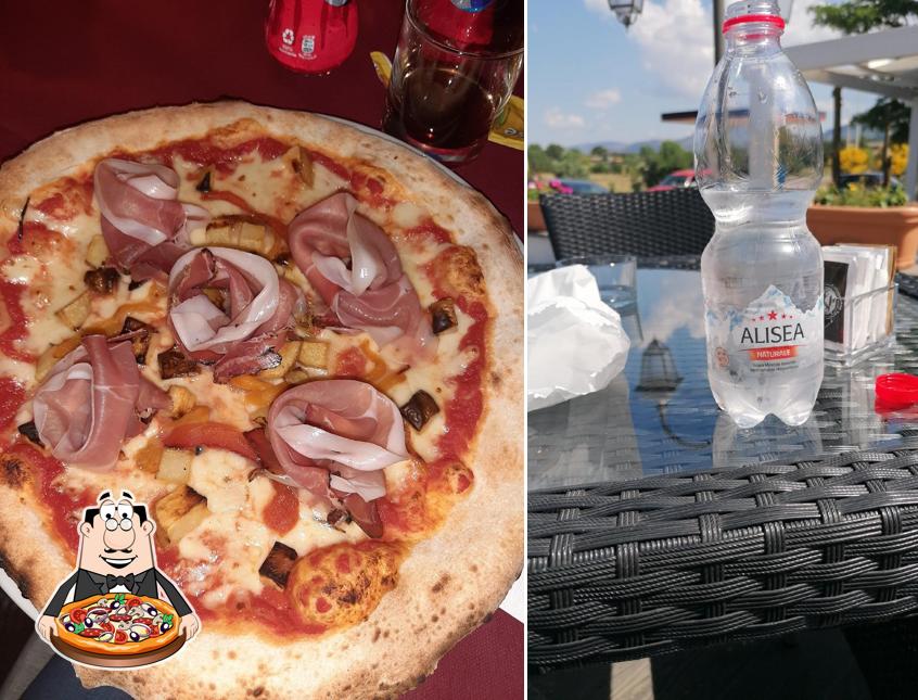 Scegli una pizza a Al bar di su