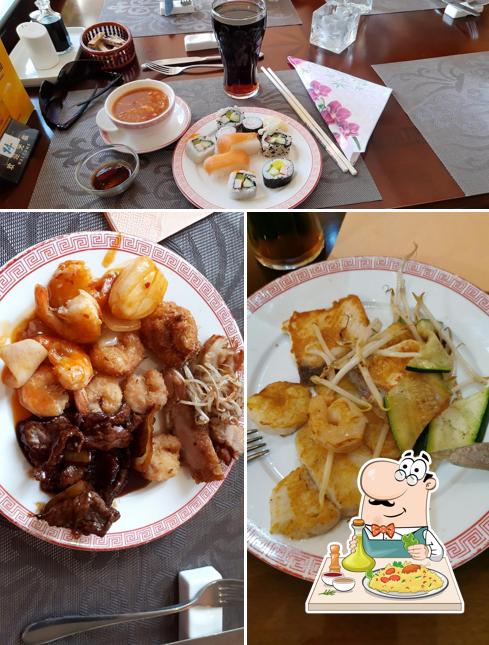 Comida en Chinesisches Restaurant Gourmet Wald