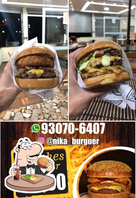 Consiga um hambúrguer no Nika Burguer - hamburgueria artesanal e videokê