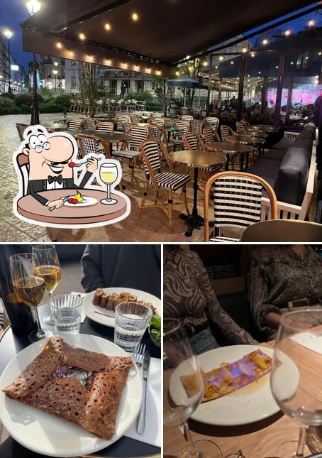 Voici l’image indiquant la nourriture et intérieur sur Breizh Café Neuilly | La Crêpe Autrement