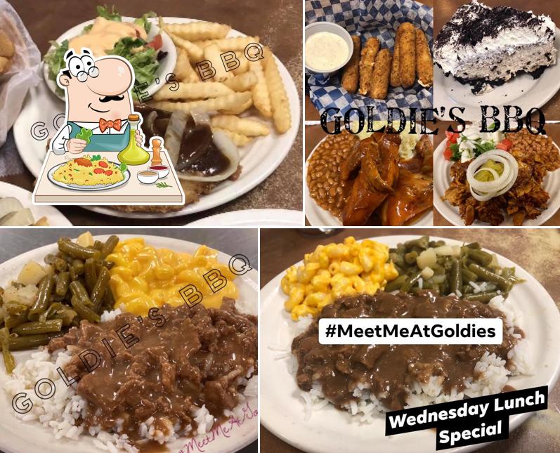 Meals at Goldie's Trail Bar-B-Que