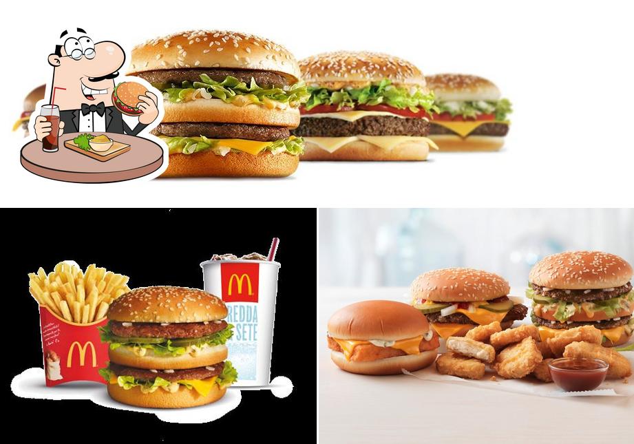 Prueba una hamburguesa en McDonald's