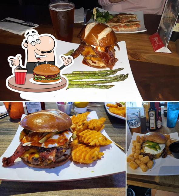 Try out a burger at 3rd Street Saloon