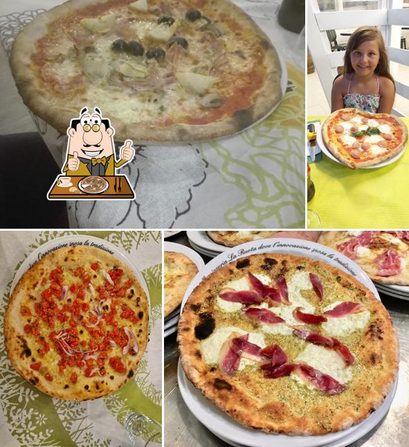 Probiert eine Pizza bei Pizzeria La Ruota da Luciano Vico del Gargano - Pizzeria Vico del Gargano