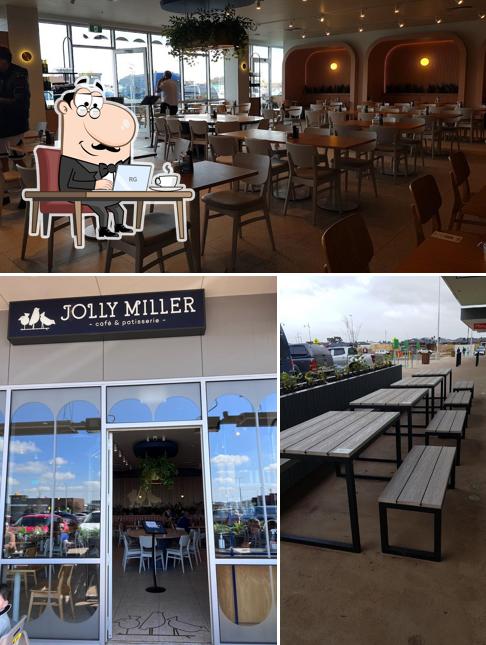 The interior of The Jolly Miller Cafe