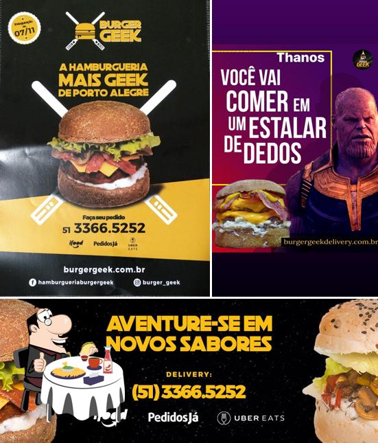 Peça um hambúrguer no Burger Geek Delivery