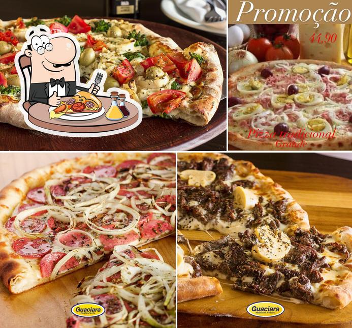 Peça diversos tipos de pizza