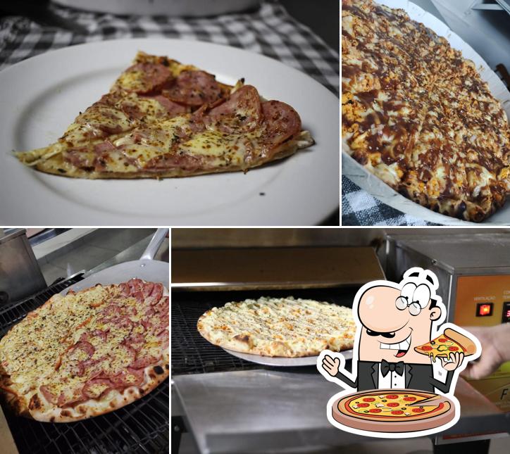 Consiga diferentes tipos de pizza