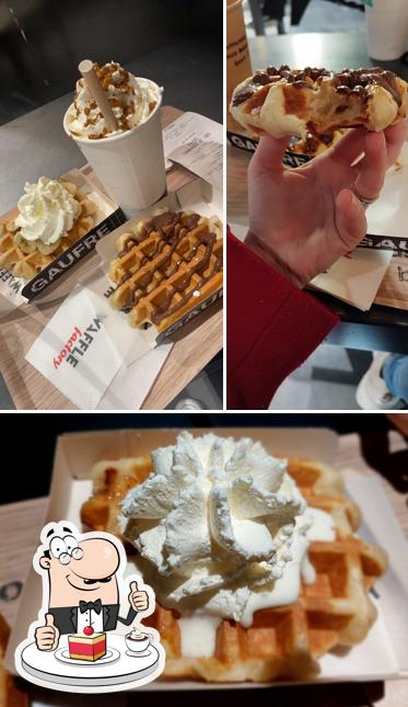 Waffle Factory sert un nombre de plats sucrés