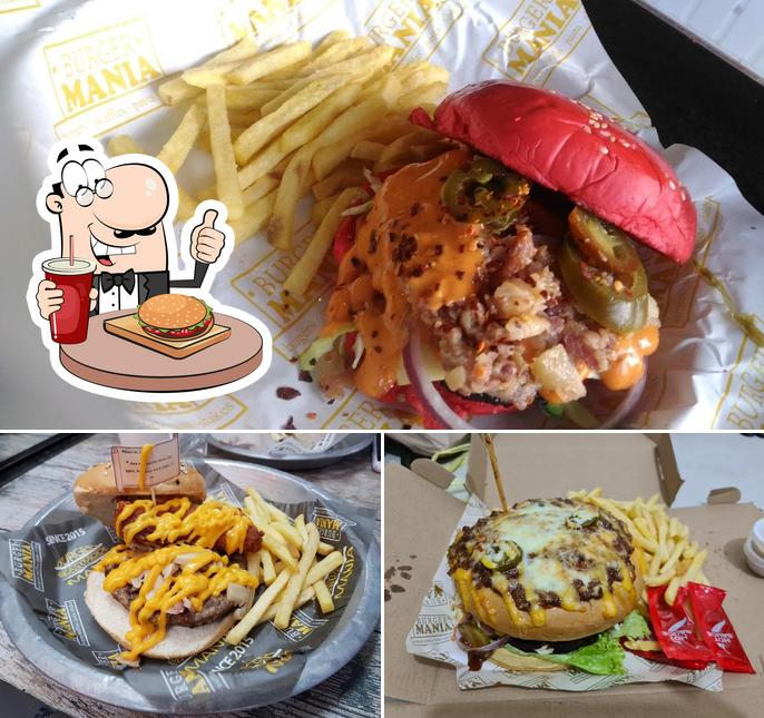 Prueba una hamburguesa en Burger Mania