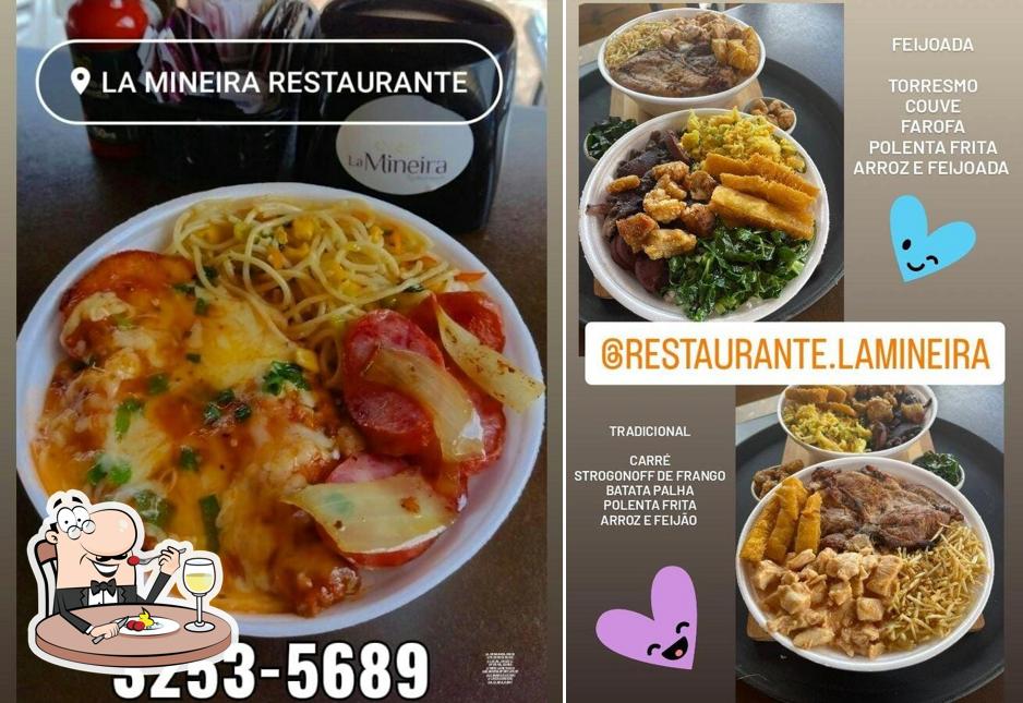 Comida em La Mineira Restaurante