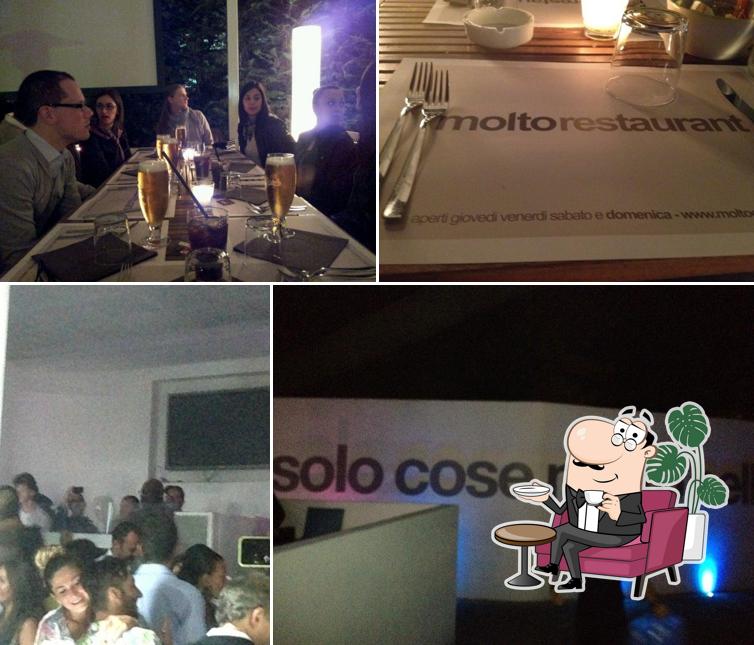 Dai un'occhiata agli interni di Molto Club & Restaurant