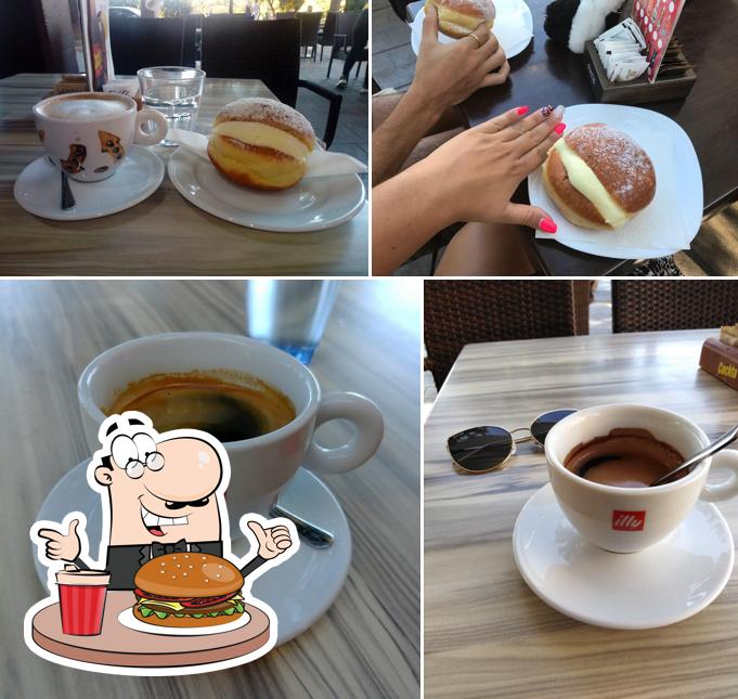 Ordina un hamburger a Aria pekarna in slaščičarna Bakery