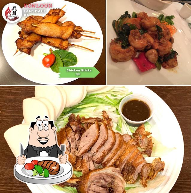 Elige un plato con carne en Kowloon
