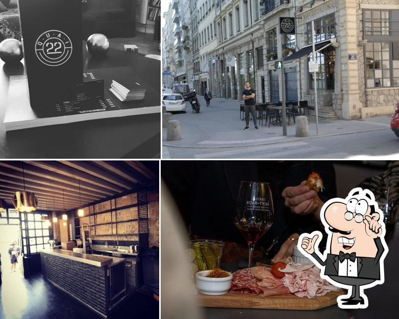 L'intérieur de Quai22 - Bar - Tapas - Cocktails - Vins