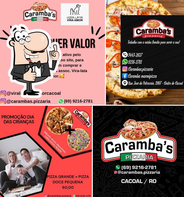 Look at this photo of Caramba's Pizzaria