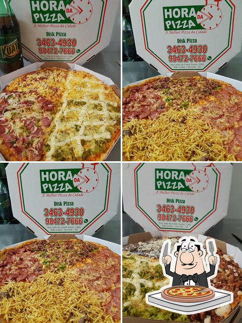 No Hora da Pizza - A melhor pizza da cidade, você pode degustar pizza