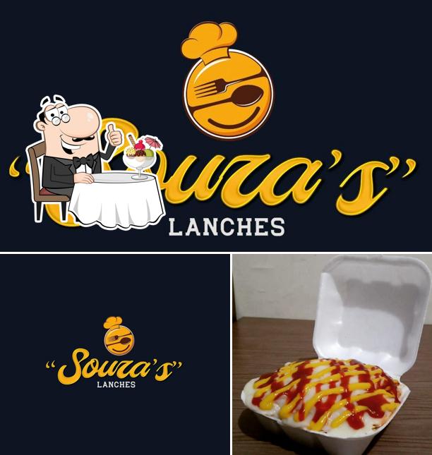 Souza's Marmitaria e Lanches provê uma seleção de pratos doces