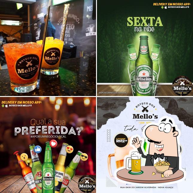 Boteco dos Mello's offerece uma opção de cervejas