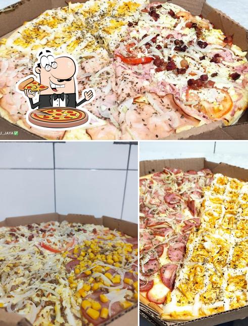 No Pizzaria Mão na Massa Candeal, você pode conseguir pizza