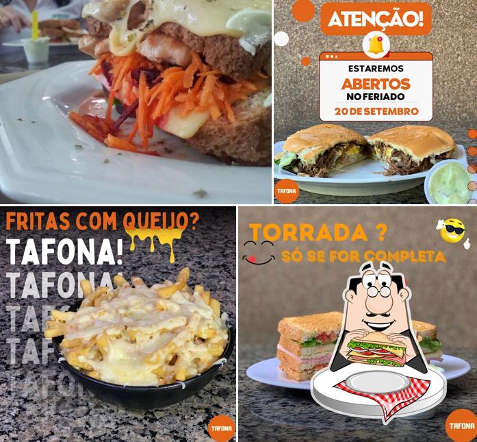 Clube sanduíches em Tafona Lanches