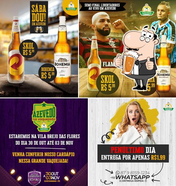 Você pode tomar um copo de cerveja leve ou escura