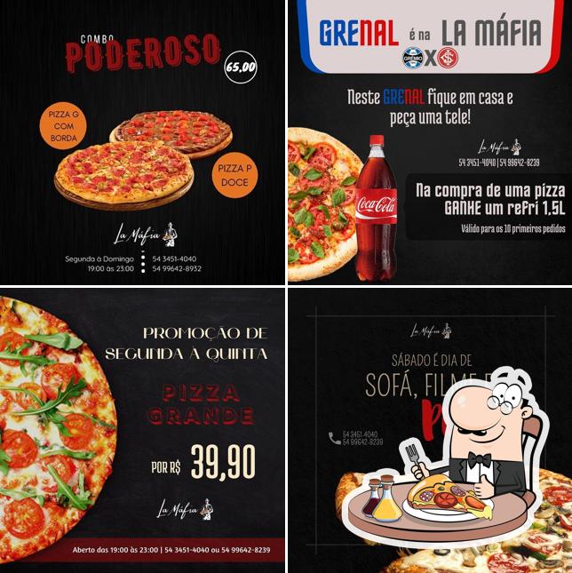 No La Máfia Tele Entrega, você pode conseguir pizza