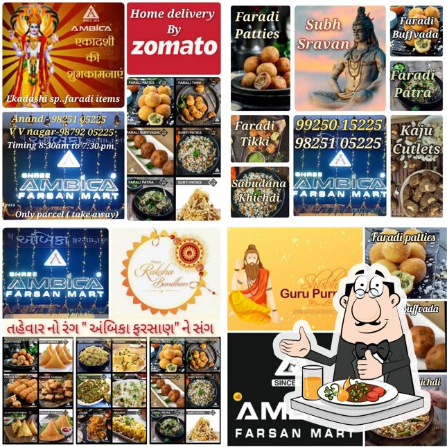 Food at Ambica Farsan