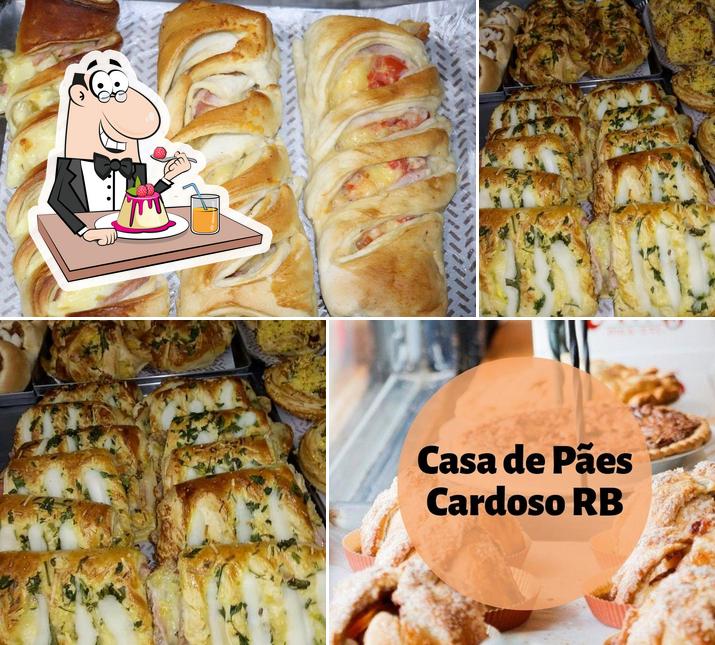 Casa de Pães Cardoso serve uma variedade de pratos doces