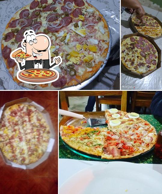 Experimente pizza no Pizzaria D" Lucia