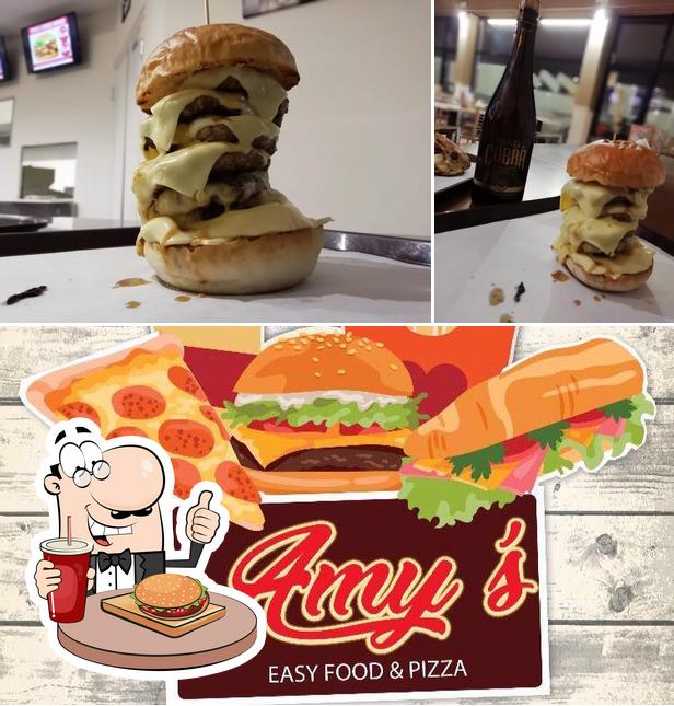 Prova un hamburger a Amy's easy food