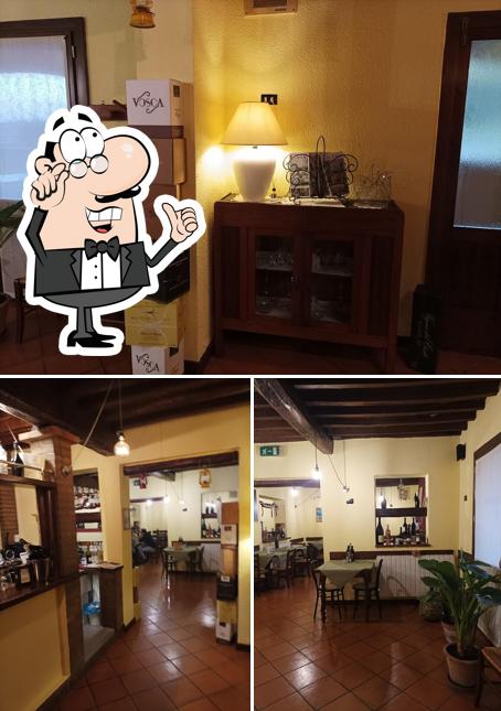 Gli interni di Da Sara e Manuel La Vecchia Osteria