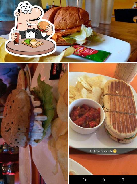 Try out a burger at La Crosta