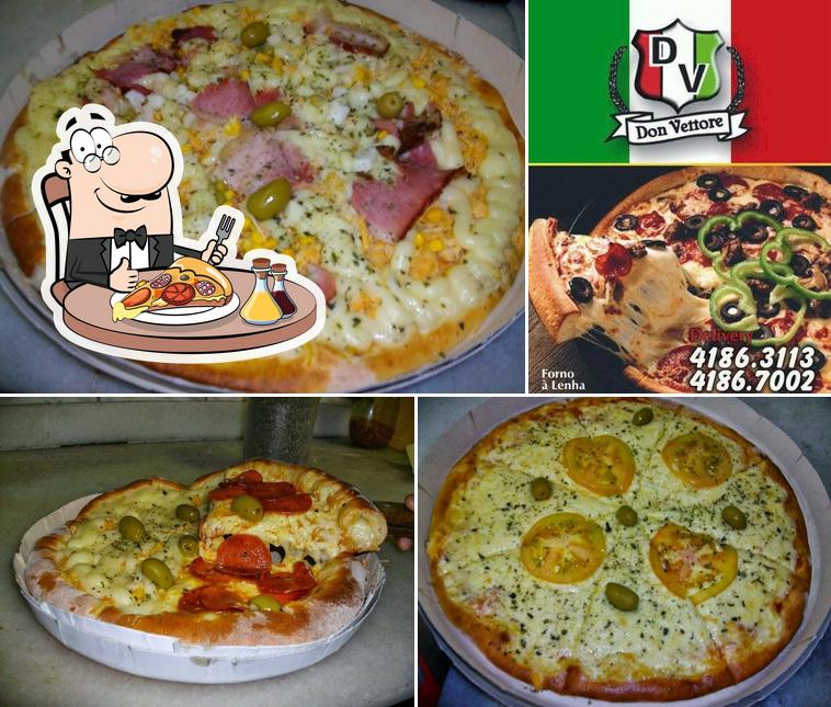 Experimente pizza no Pizzaria Maurícia Ltda ME /Don Vettore
