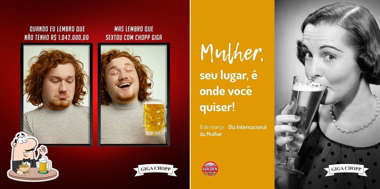 Giga Chopp fornece uma gama de cervejas