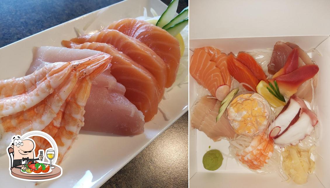 Prenez des fruits de mer à SUSHI BOX