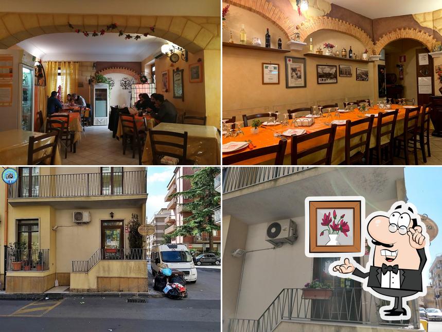 Dai un'occhiata agli interni di Trattoria La Rustica