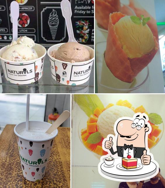 Natural Ice Cream provides a selection of desserts