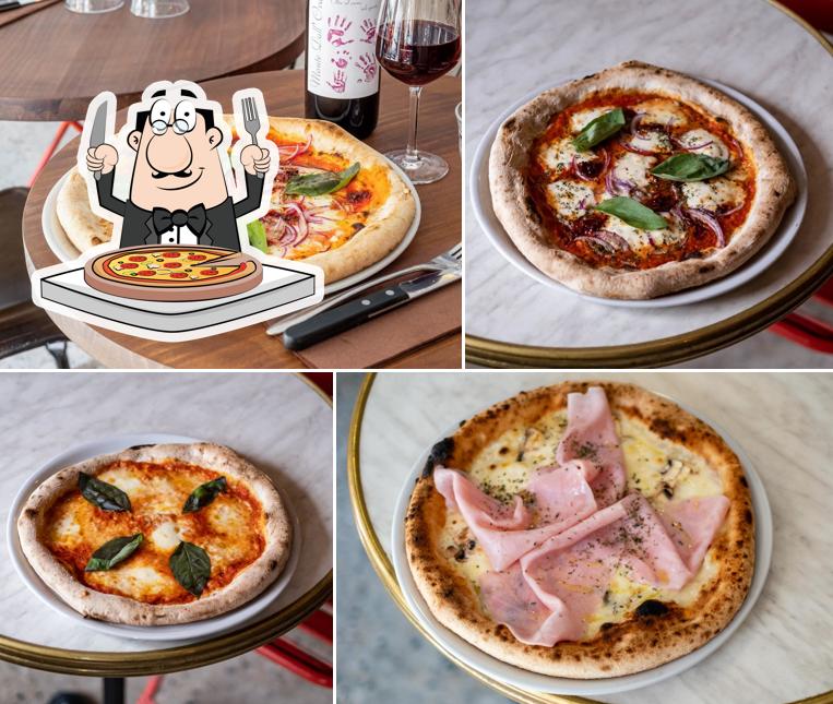 A Pizzeria Dieci, vous pouvez déguster des pizzas