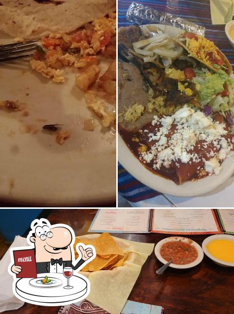 Food at El Rancho Grande Mexican Restaurant and Cantina
