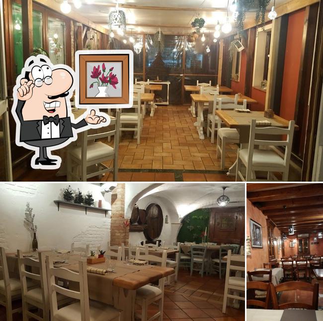 Gli interni di La Taverna