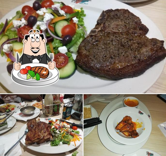 Order meat dishes at Panarottis Amajuba Mall