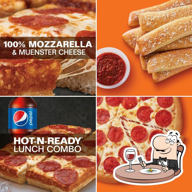 Nourriture à Little Caesars Pizza