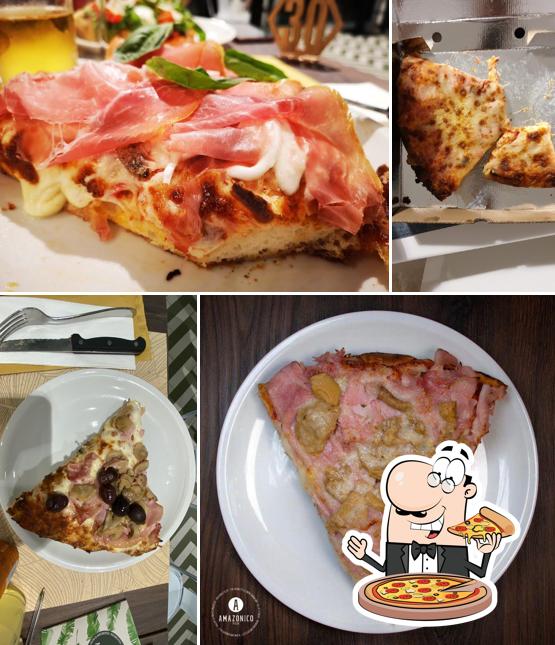 Pick pizza at Amazonico Pizza