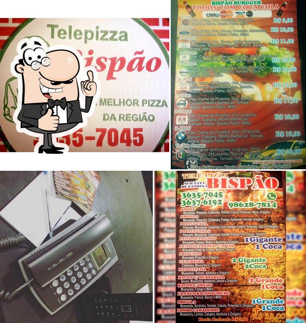 Here's a pic of Tele Pizza Bispão Delivery Oficial