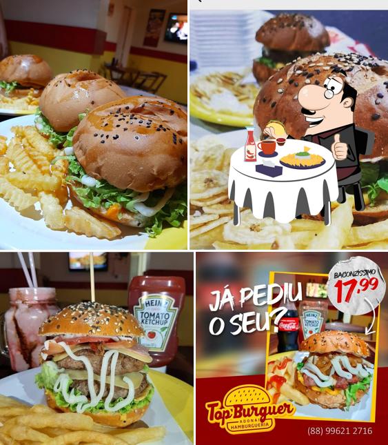 Hambúrguer em Top Burguer Adonay Residência