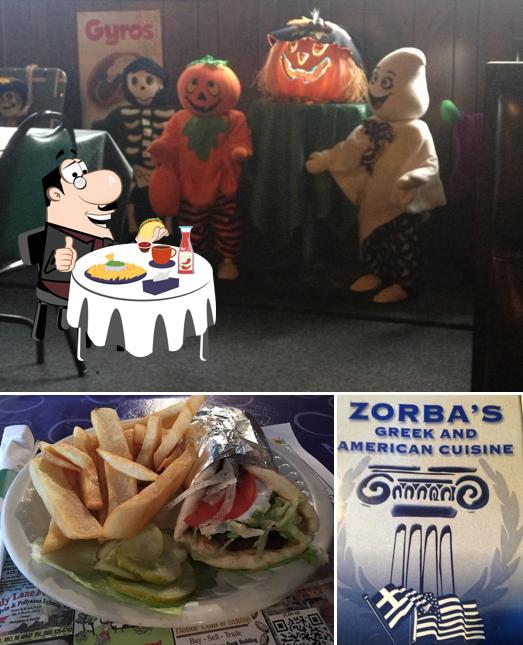 Hamburger at Zorba's