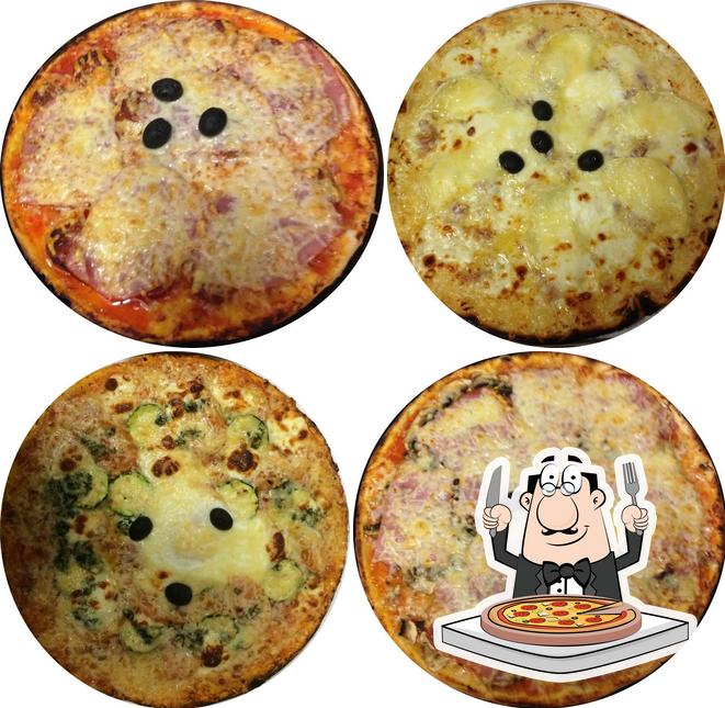 Essayez de nombreux types de pizzas