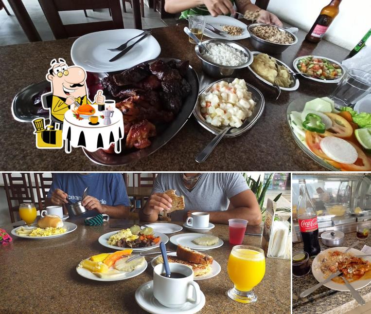A foto da comida e bebida a Dedé Pousada, Lanchonete e Churrascaria