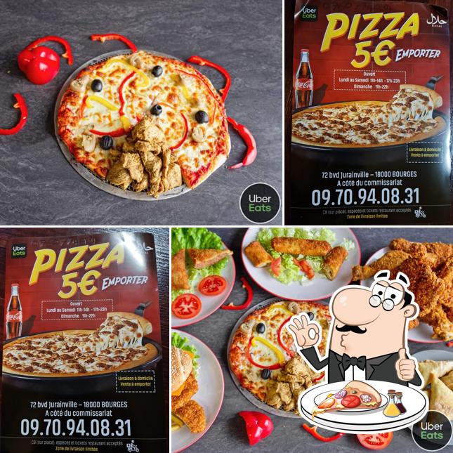 Choisissez des pizzas à Pizza 5€